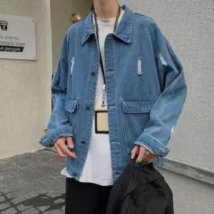 [하프클럽/셀럽하우스]남자 청자켓 데님 잠바 트러커 외투 아우터 1컬러