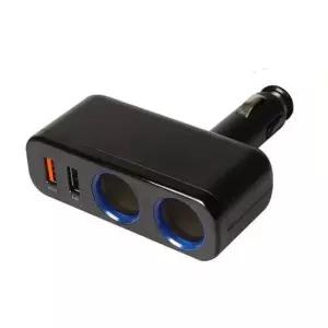릿츠 S32 퀄컴 고속충전 2소켓+2USB (플러그일체) / 멀티소캣 시거잭 시가잭 스마트폰 핸드폰