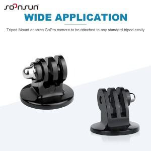 호환 SOONSUN 삼각대 모노포드 마운트 어댑터GoPro Hero Insta360 SJCAM Akaso DJI 액션캠 액세서리용 엄지