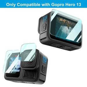 호환 Gopro Hero 13용 액세서리 키트 블랙 번들 방수 하우징 케이스 필터 실리콘 보호기 렌즈 스크린 강화
