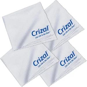 Crizall 안경 청소용 천 4팩 프리미엄 마이크로화이버 AR 렌즈에 가장 안전한 1 스크린 카메라에 추천하는