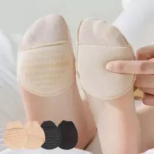실리콘 하프 피트 양말 부드러운 발가락 통기성 보트 하이힐 신발 팜 발 패드 소프트 스폰지 미끄럼 방지