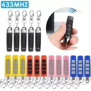 433MHz 복사 리모컨 4채널 송신기 키체인 차고 문 전기 게이트 오프너 복제 코드 컨트롤러