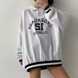 [옷자락]여자 아방핏 버튼 카라긴팔티 시보리 루즈 면 맨투맨