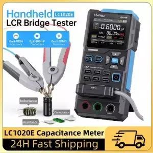 FNIRSI LC1020E 디지털 브리지 휴대용 LCR 측정기 자동 범위 인덕턴스 저항 측정 도구 커패시턴스