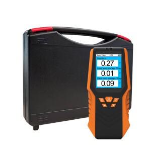 라돈 검출기 실시간 0-270pCi/L 범위 이온 기술 충전식 리튬 배터리 2000mah