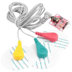 근육 신호 센서 Emg 컨트롤러는 웨어러블 장치용 Arduino 개발 보드의 활동을 감지합니다.