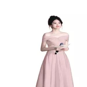 결혼식 피로연 드레스 2부 드레스 오프숄더 돌잔치 셀프웨딩 웨딩