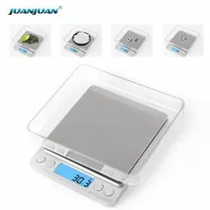 3Kg/500G 0.01g 디지털 주방 규모 정밀 보석 저울 음식 우편 측정 LCD 전자