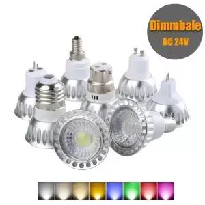 조절식 LED MR16 24V 램프 GU5.3 E12 E14 E27 B22 10W 고효율 백광 대체 50W 할로겐 가구 조명