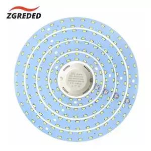 LED 모듈 링 패널 천장 선풍기 조명용 교체 키트 220V 12W 15W 18W 24W 30W 36W 40W 50W