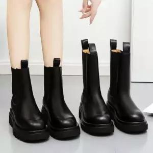 부츠 굽높은 2종 첼시부츠 세라 여성 소가죽 컴포트 첼시