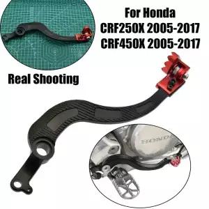 혼다 CRF250X 250 450 250X 450X 2005-2013 2014 2015 2016 2017용 오토바이 리어 브레이크 레버 풋페그