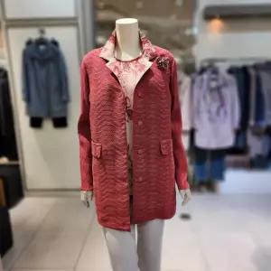 [조순희]화사하고 세련된 주름 앙상블 자켓 JNSJ102  PI_BP
