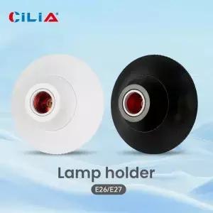 1/2/4pcs E26/E27 램프 전구 펜던트 홀더 220V/240V 전압에 적합 질감이 있는 원형 고정 베이스 브래킷