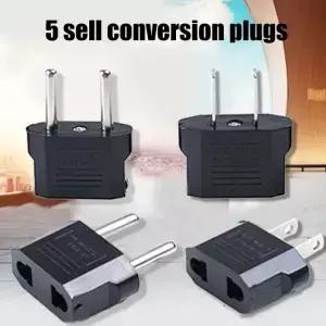 5pcs 110V 220V 변환 어댑터 플러그 여행용 소켓 변환기 전원 Ac