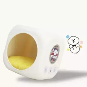 예쁜 강아지 집 다이스 하우스(아이보리) 숨숨예쁜집 하드 냥이숨숨 숨숨 애견 반려견 소형견 중형견