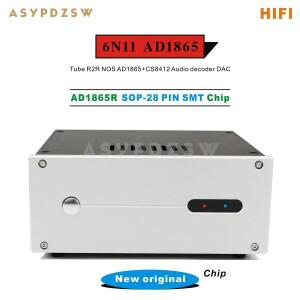 HIFI 스테레오 6Z4+6N11 튜브 디코더 R2R NOS AD1865+CS8412 오디오 AD1865 DAC(DAC 칩 옵션)