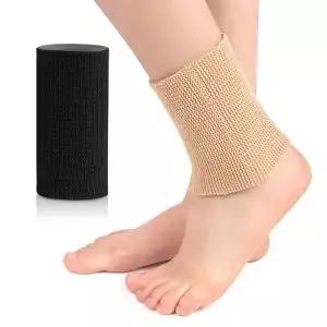 발목 젤 슬리브 패딩 스케이트 양말 패드 압축 피겨 스케이팅 라이딩 스키 보호 내구성