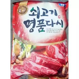 쇠고기다시 (푸른 2K) X6 국물깊은맛/회식용육수/찌개전문점/잡내제거/박스