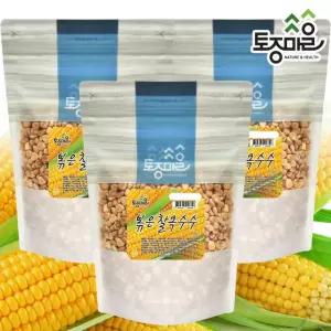 국산 볶은 찰옥수수 500g X 3개