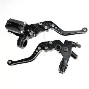 CNC 오토바이 브레이크 클러치 펌프 레버 유압 마스터 실린더 Gs500 혼다 Vtr250 속도계 효성 Gv250