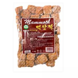 고기 떡갈비 떡산적 볼 1kgX10봉 학교매점/테이크아웃점/반찬가게/미트볼/포