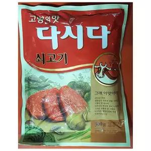 쇠고기다시다 (백설 300g)X4 미역국용/불용/포장용/배달전문점/요리용