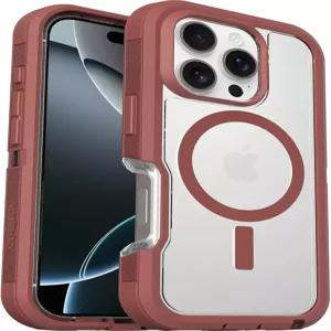 OtterBox Apple iPhone 16 Pro Defender XT 시리즈 케이스 - 벽돌색 투명 비소매 포장
