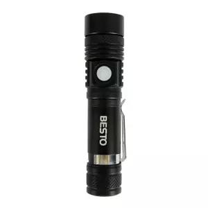 -LED 충전형 코만도 후레쉬 B-FL1037 10W (1EA)작업조명 손전등 레시 낚시랜턴 산업등 휴대용 용등 용조명