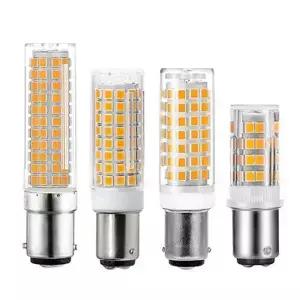 디밍이 가능한 BA15D LED 램프 110V 220V 6W 9W 12W 15W 옥수수 전구 Droplight 샹들리에 2835SMD B15