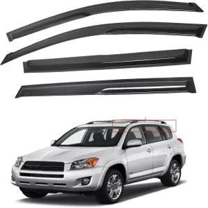 2006-2012 토요타 Rav4용 무니레이터 사이드 윈도우 구 바이저 레인 가드 디플렉터 교체