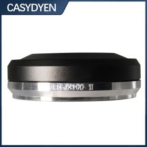 LH-JX100II 멘탈 렌즈 후드 쉐이드 어댑터 링 후지필름 X100 블랙