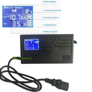 리튬 배터리 충전기 이온 Lifepo4 LCD 디스플레이 화면 스쿠터 전기 자전거 13S 20S 48V 60V 72V