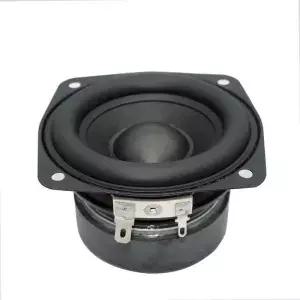 1pcs 78MM 4 옴 15W 서브 우퍼 스피커 3 인치 볼록 캡베이스 스퀘어 DIY 책장 Hifi 홈 사운드 극장