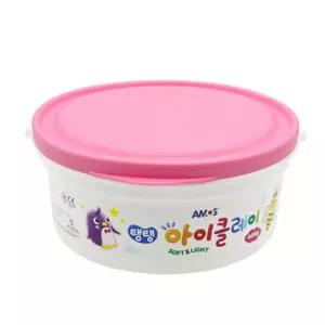 아모스 탱탱 아이클레이 대용량 버킷 400g 분홍