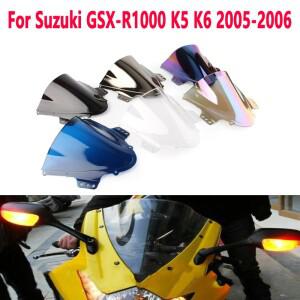 더블 버블 윈드 실드 스크린 보안 보호 부품 스즈키 GSX-R1000 K5 K6 2005-2006 바이크 오토바이 액세서리
