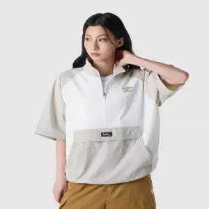 엄브로 썬샤워 스탠넥 반팔 아노락 베이지(UQ321CWT71) 5178842