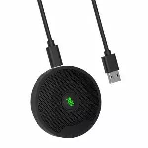 UM10 USB 회의용 마이크 360 비디오 게임 채팅을 위한 무지향성 콘덴서 PC