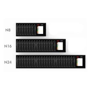 ISDT N8 N16 N24 AA 배터리 충전기 LCD 디스플레이 리튬 이온 수명 스마트  Ni-MH Ni-Cd