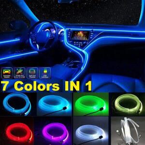 EL 다채로운 USB RGB LED 네온 조명 스트립 주변