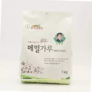 국내산 100% 봉평 메밀가루 1kg 전 부침 국수 요리용 식자재 천연가루 건강식재료 메밀묵가루