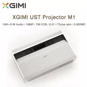 호환2025 XGIMI M1 초단초점 프로젝터 1080P 풀 HD 0.33 DMD UST 시네마 홈 시어터 스마트 비디오 비머
