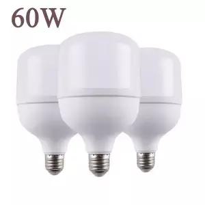 60W 고전력 LED 전구 E27 20W 30W 40W 50W 에너지 절약 슈퍼 밝은 램프 인테리어 거실 침실 사무실 조명