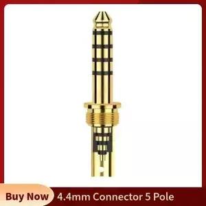 소비자 전자 4.4mm 잭 밸런스드 플러그 납땜 DIY 이어폰 수리 와이어 커넥터 오디오 스피커 터미널