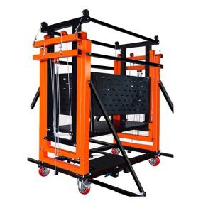 5M 전기 비계 부하 베어링 300-500KG 모바일 자동 리프팅  원격 제어 접이식 장식
