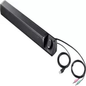 산와 공급 슬림 사운드바 스피커(USB 전원) MMSPSBA3