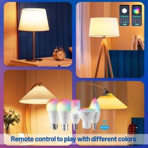 Dimmable Tuya Rgb 스마트 전구 Gu10 C37 A60 T37 E14 E27 B22 라이트 Wifi Led 매직 램프 AC85V-265V Alex
