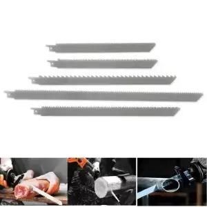 빠른 절단 목재 금속 냉동 고기/뼈 225mm/300mm/400mm 용 스테인레스 스틸 왕복 톱 블레이드 세이버