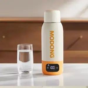 100-240V 전기 주전자 600ML 휴대용 난방 컵 다기능 삶은 물 스마트 조절 가능한 온도